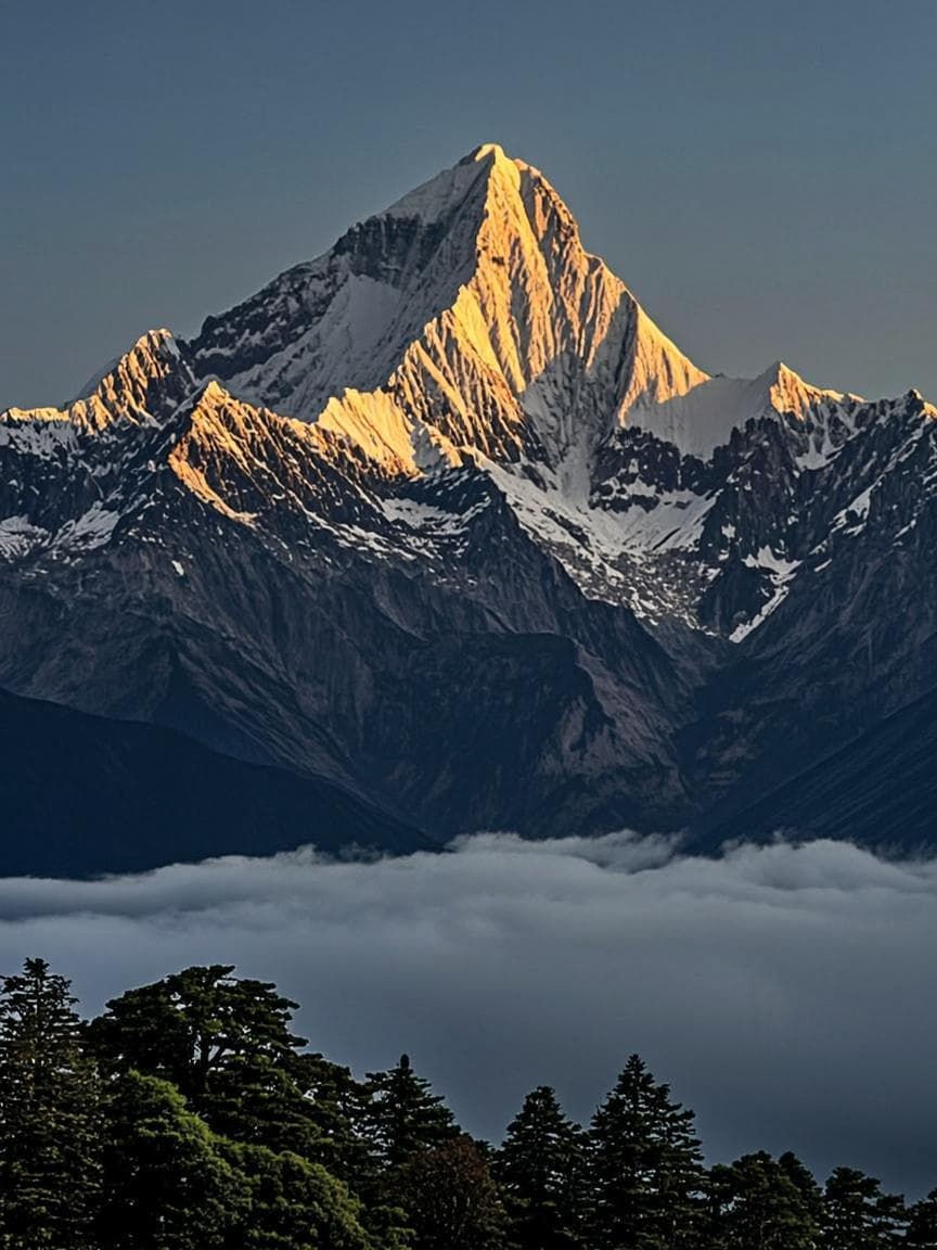 Trek Nepal 2026 guide cover — Ama Dablam at sunrise